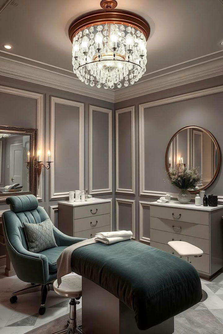 Elegant and Classy Touch - 22 Esthetician Room Ideas