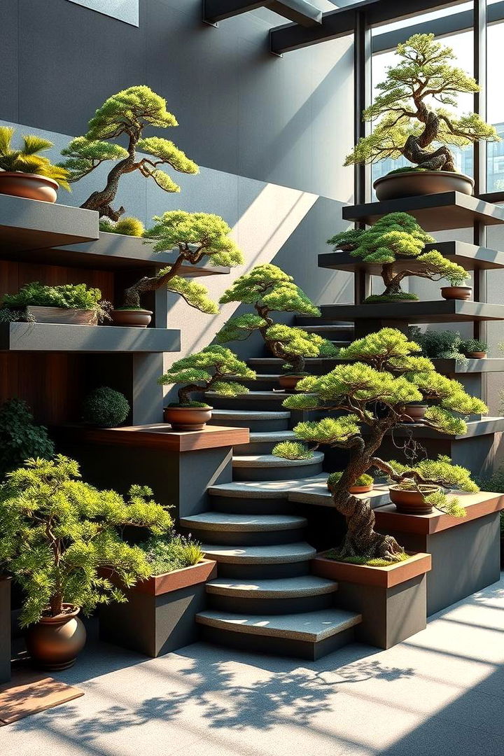 Elevated Bonsai Terraces - 22 Bonsai Garden Ideas
