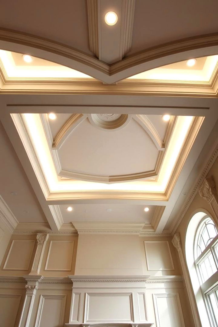 Elevated Ceiling Emphasis - 22 Open Concept Vaulted Ceiling Living Room Ideas