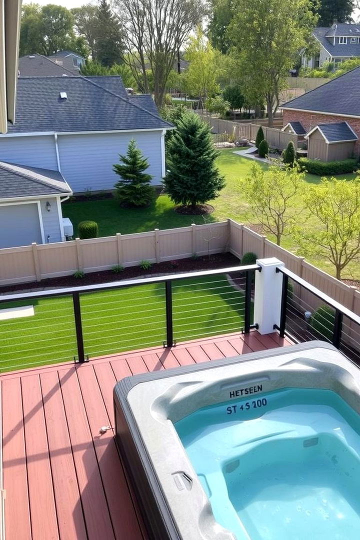 Elevated Decking Solutions - 22 Backyard Hot Tub Privacy Ideas