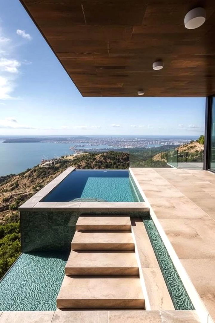 Elevated Edge Plunge Pool Design - 22 Plunge Pool Ideas