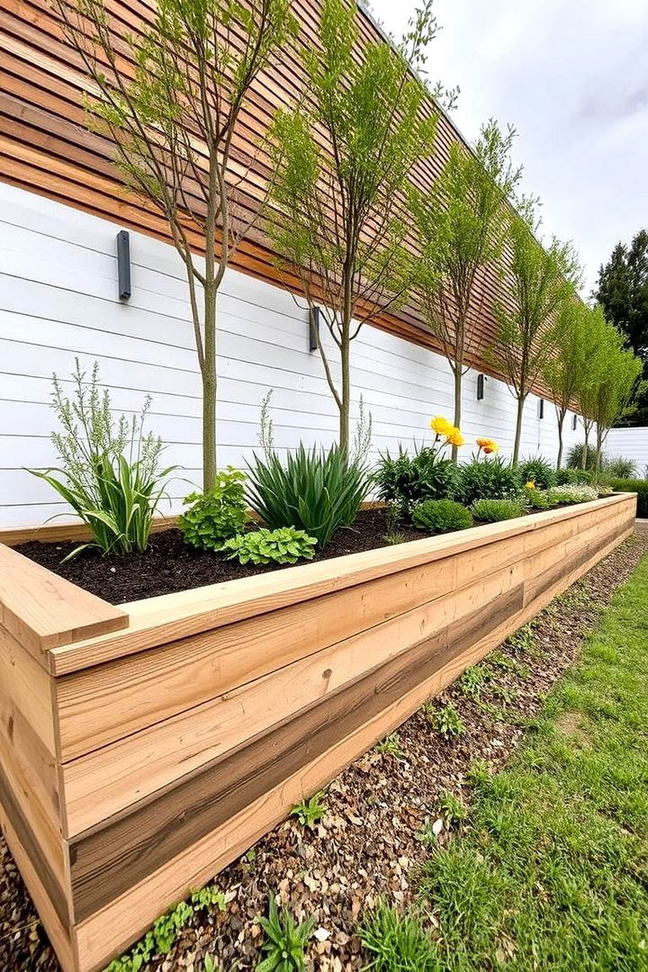 Elevated Garden Bed Edging - 22 Modern Garden Edging Ideas