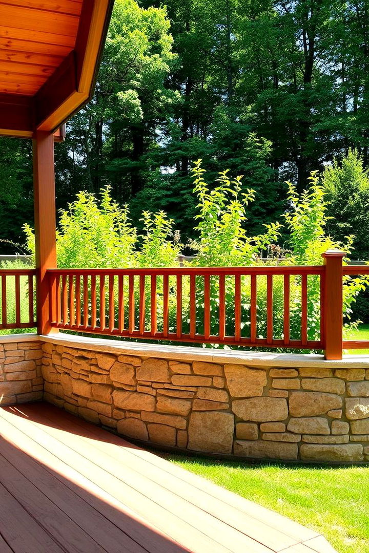 Elevated Garden View Skirting - 22 Deck Skirting Ideas
