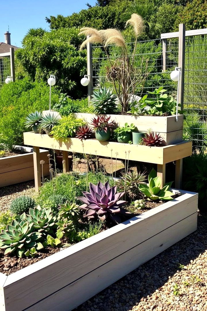 Elevated Planter Displays - 22 Coastal Garden Ideas