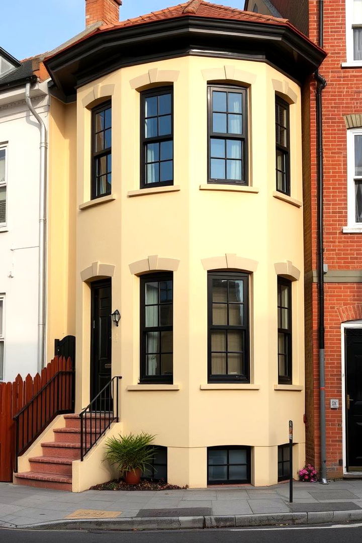 Elevating Neighborhood Uniqueness - 22 Houses With Black Windows