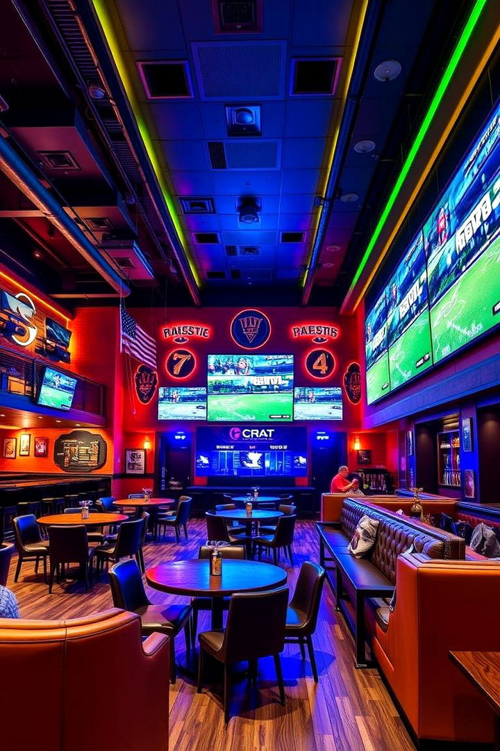 Elite Sports Lounge Haven - 22 Luxury Man Cave Ideas