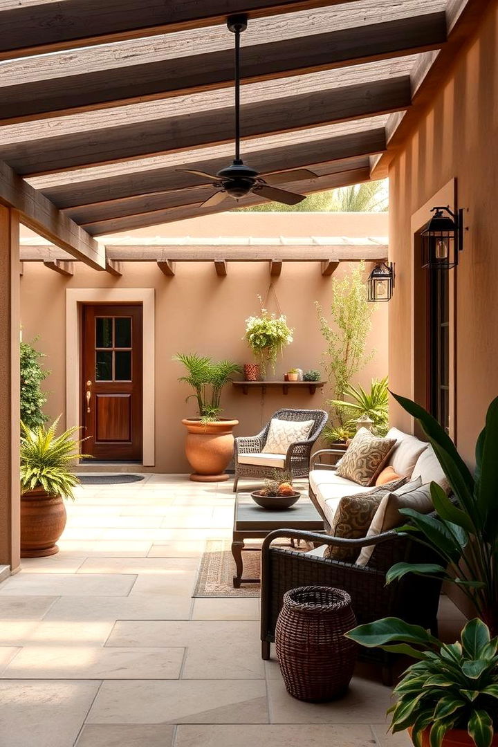 Embracing Earth Toned Color Schemes - 22 Rustic Patio Ideas