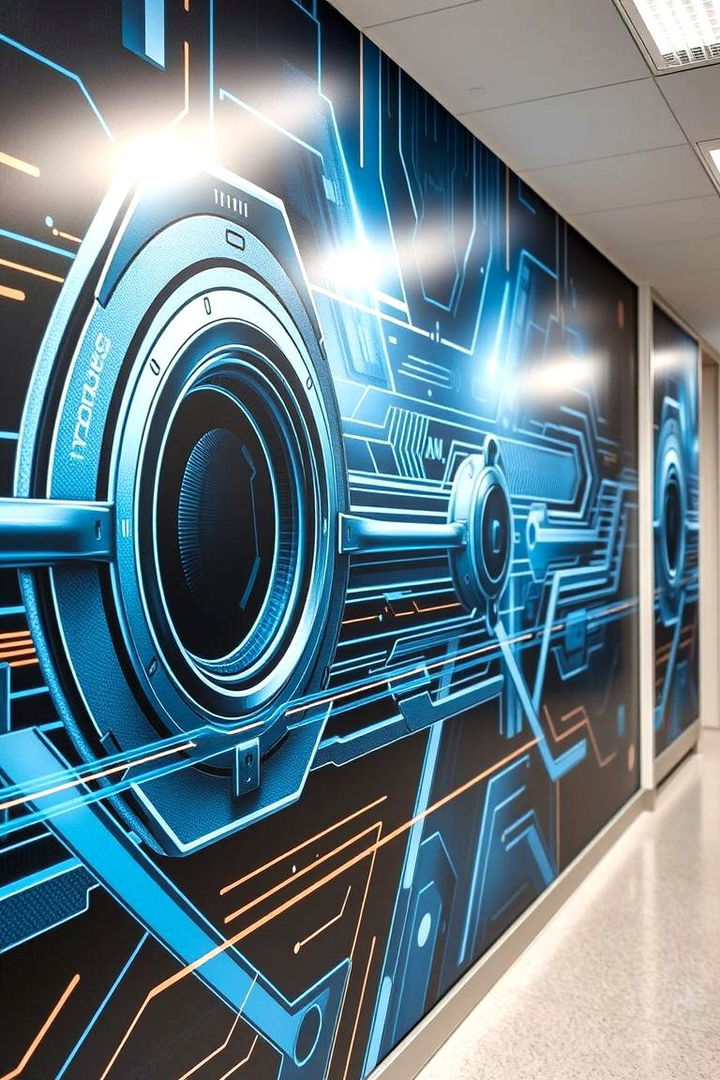 Embracing Future Forward Designs - 22 Office Wall Murals