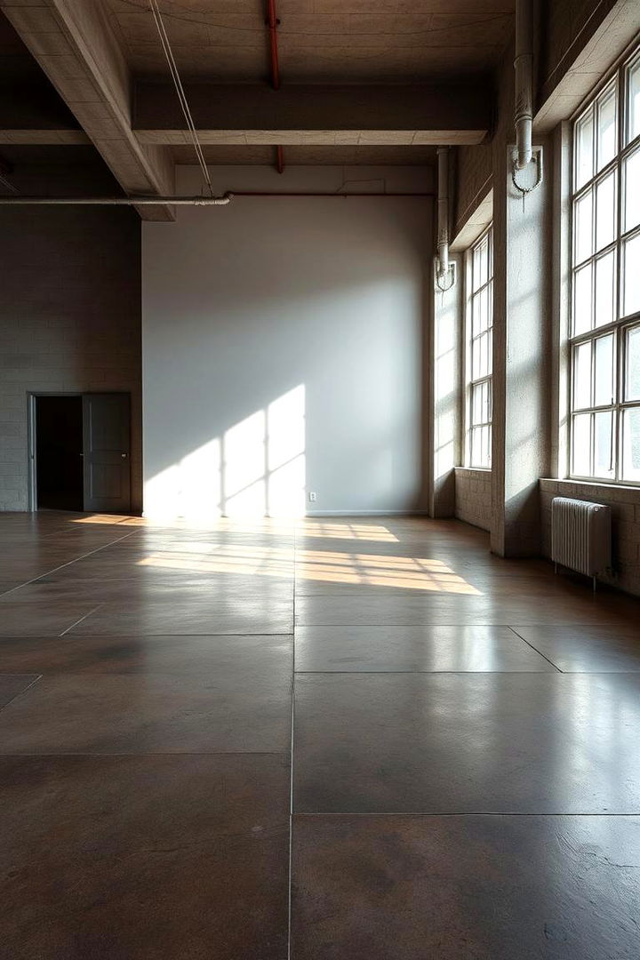Embracing Minimalism and Industrial Design - 22 Stained Concrete Floors