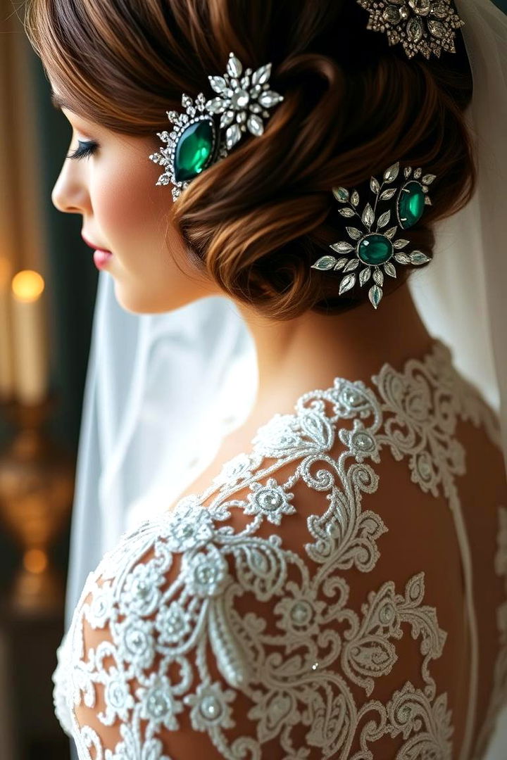 Emerald Bridal Accessories - 22 Emerald Green Wedding Ideas