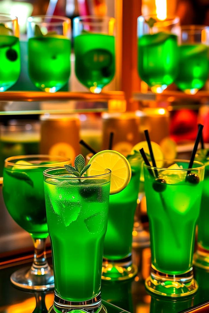 Emerald Cocktail Inspirations - 22 Emerald Green Wedding Ideas