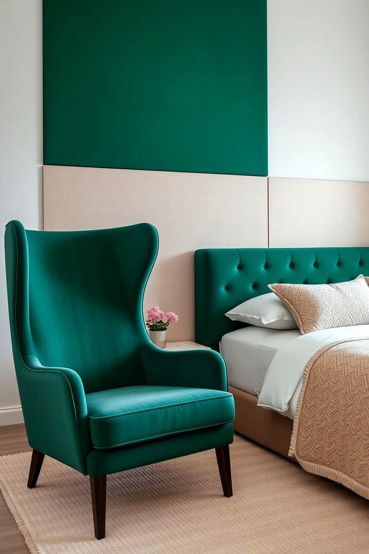 Emerald Upholstered Furniture - 22 Emerald Green Bedroom Ideas