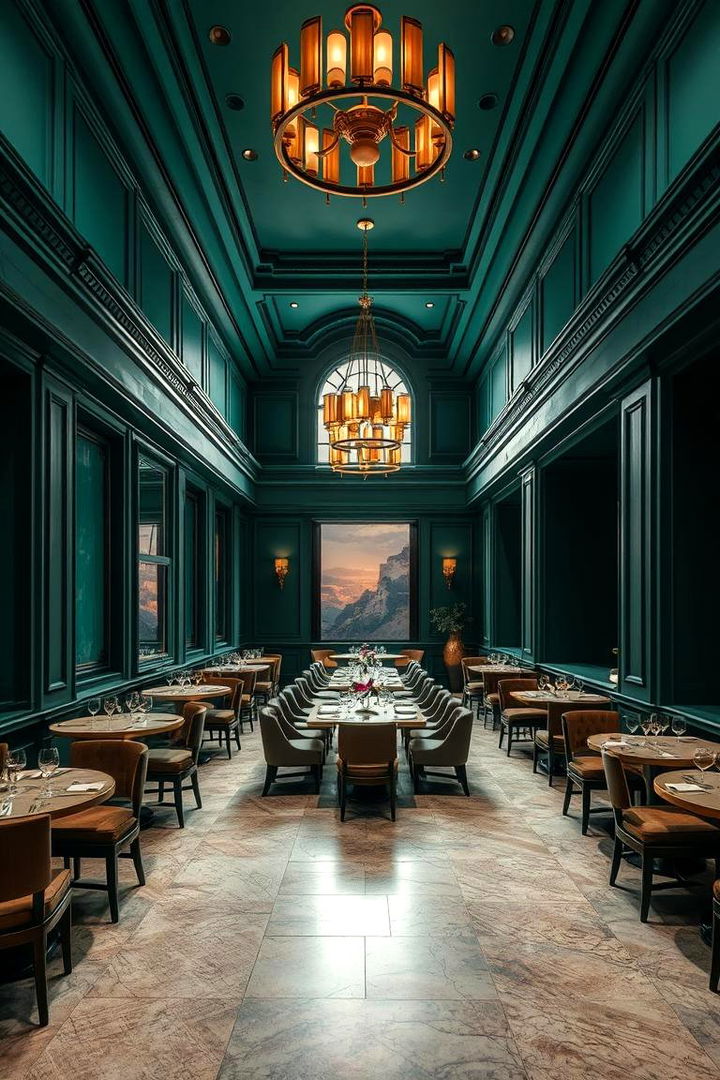 Emerald Walls as a Feature - 22 Emerald Green and Gold Living Room Ideas