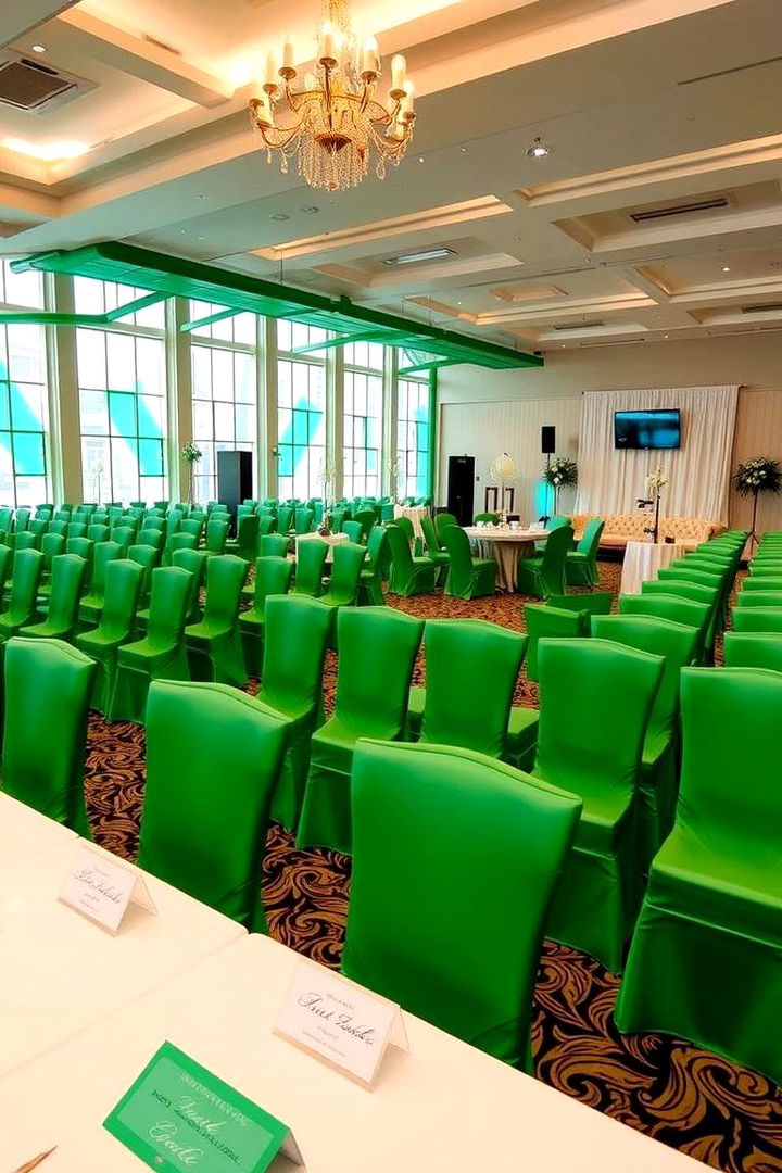 Emerald Wedding Seating Concepts - 22 Emerald Green Wedding Ideas