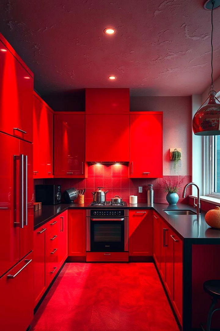 Emotional Impact of Bold Colors - 22 Red Kitchens
