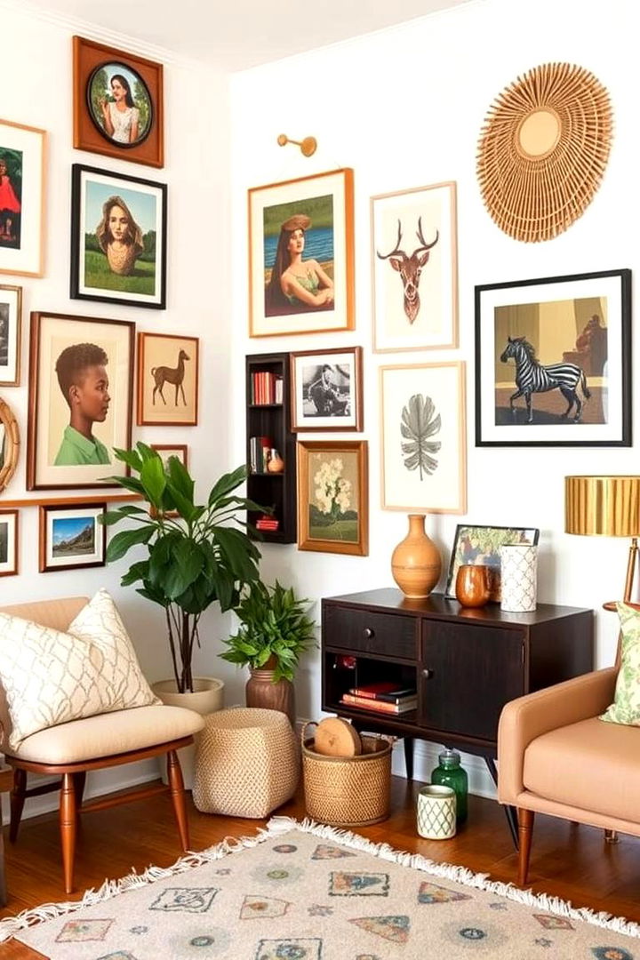 Emphasize Artistic Touches - 22 Midcentury Modern Bedroom Decorating Ideas