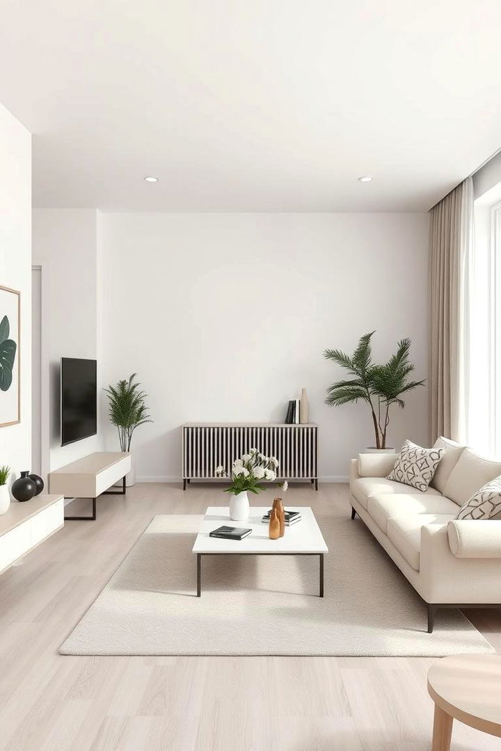 Emphasize Minimalism for a Clutter Free Space - 22 small apartment decorating ideas