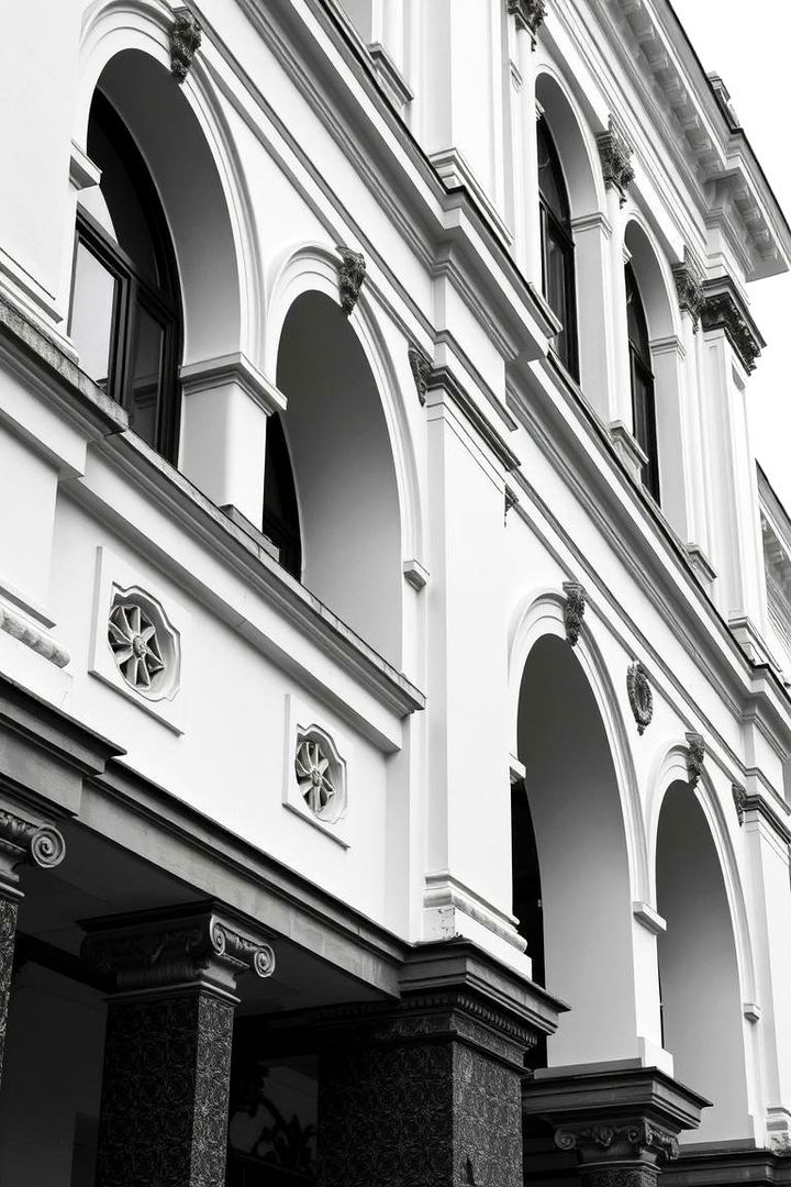 Emphasized Architectural Features - 22 Black and White House Exterior Ideas
