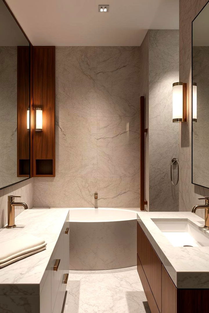 Emphasizing Premium Materials - 22 Masculine Bathroom Ideas