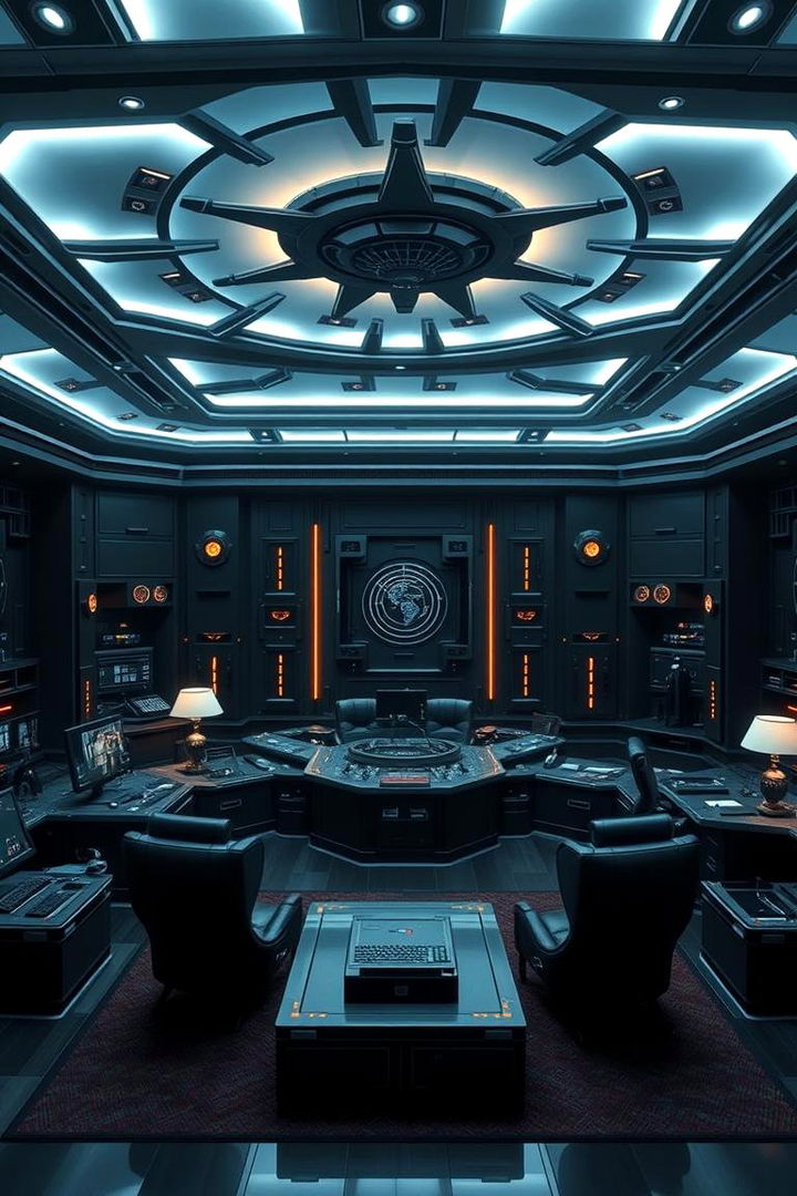 Empire Command Center - 22 Star Wars Room Ideas