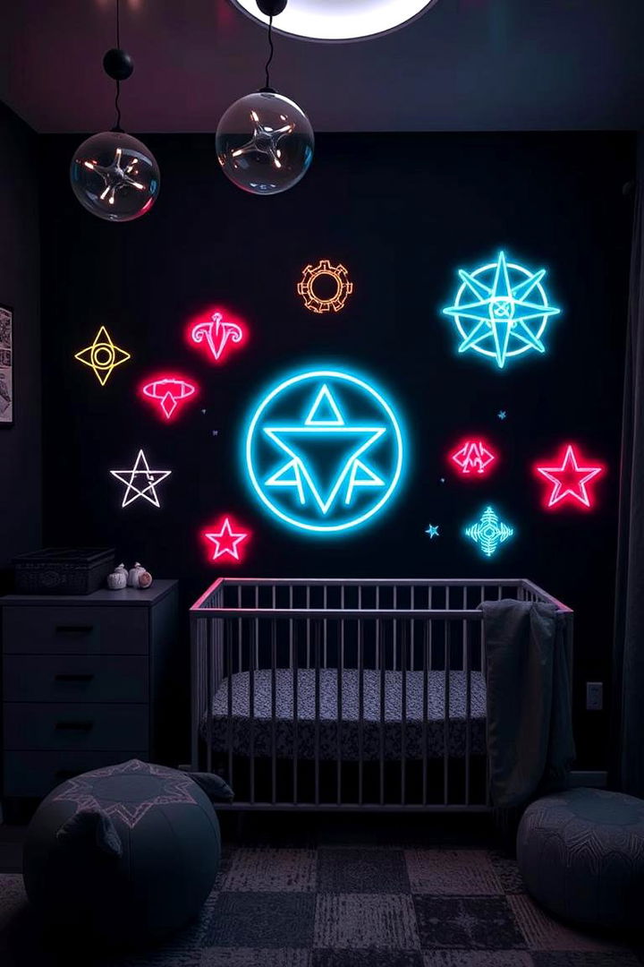 Empire Neon Lights - 22 Star Wars Nursery Ideas