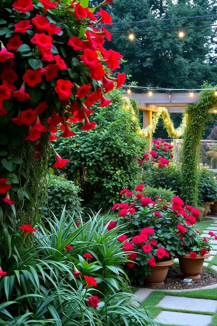 Enchanted Garden - 22 Red Wedding Theme Ideas