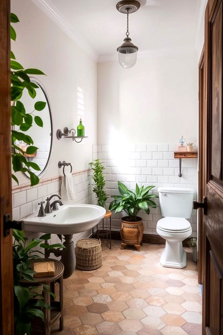 Enchanted Garden Bathroom - 22 Cottagecore Interior Design Ideas
