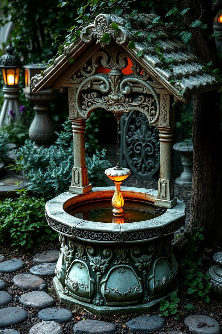 Enchanted Garden Wishing Well - 22 Outdoor Wishing Well Garden Ideas