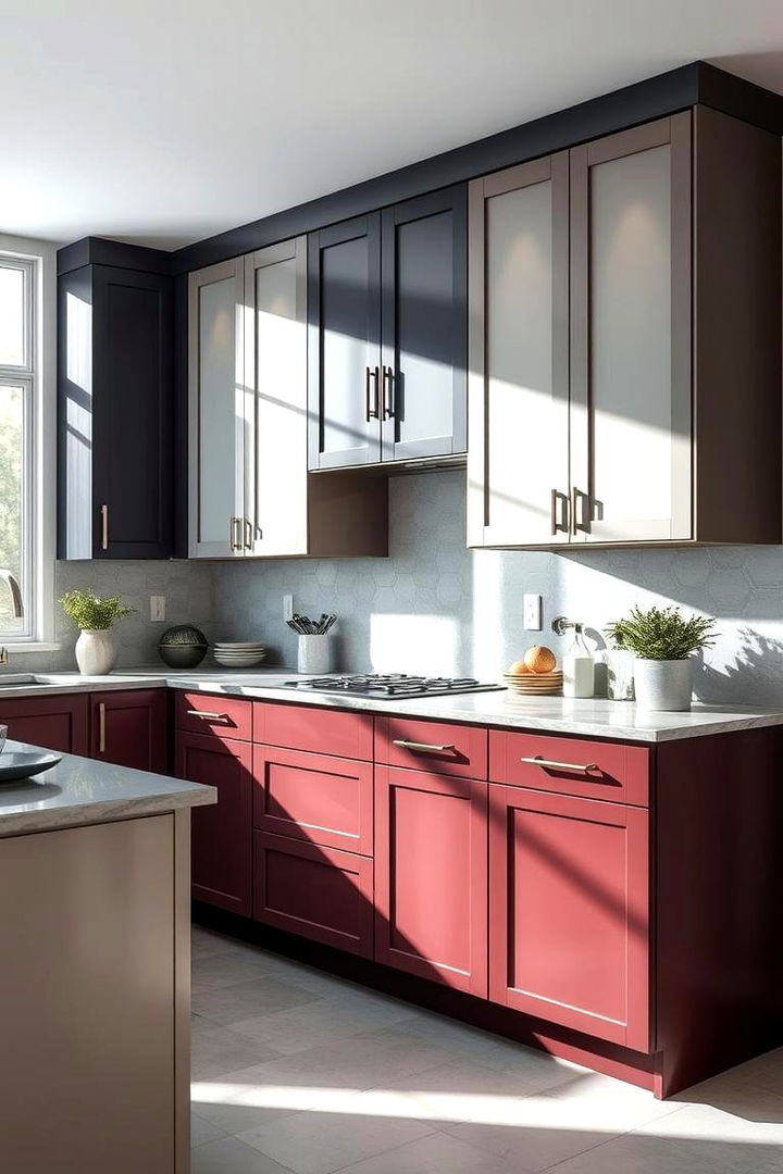 Enchanting Ombre Effects - 22 Painting Kitchen Cabinet Ideas