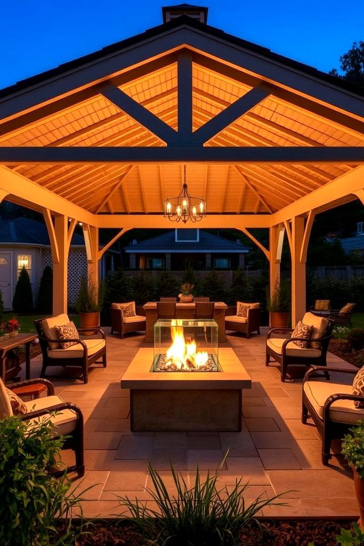 Encouraging Social Gatherings - 22 Gazebo With Fireplace