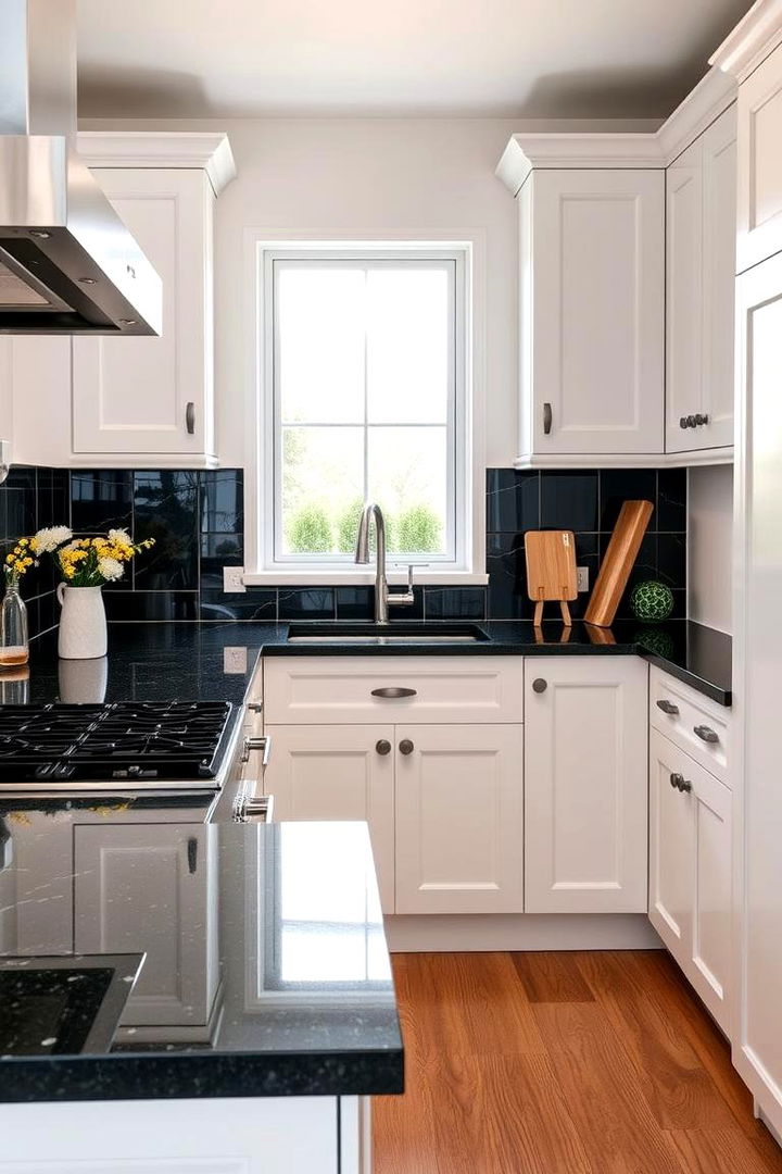 Enduring Resale Value - 22 Black Granite Countertops Kitchen Ideas