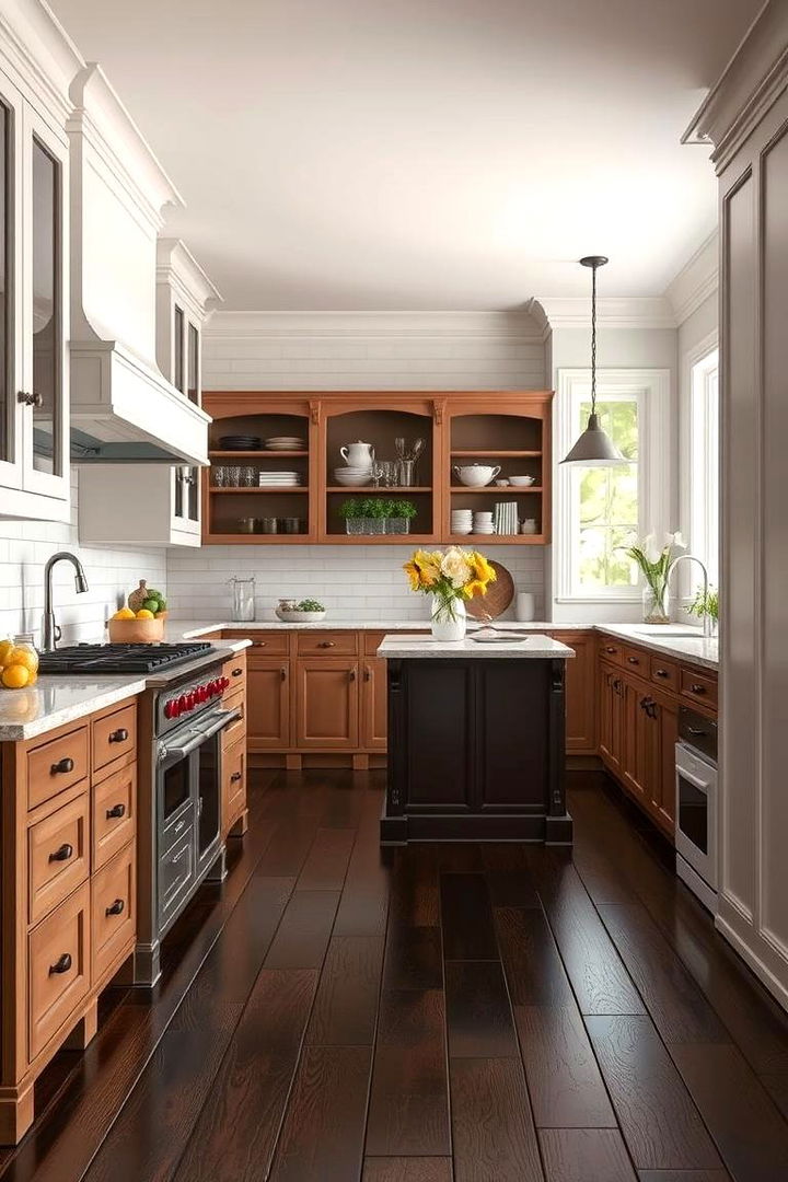 Enduring Timeless Design Elements - 22 Kitchen With Dark Wood Floors