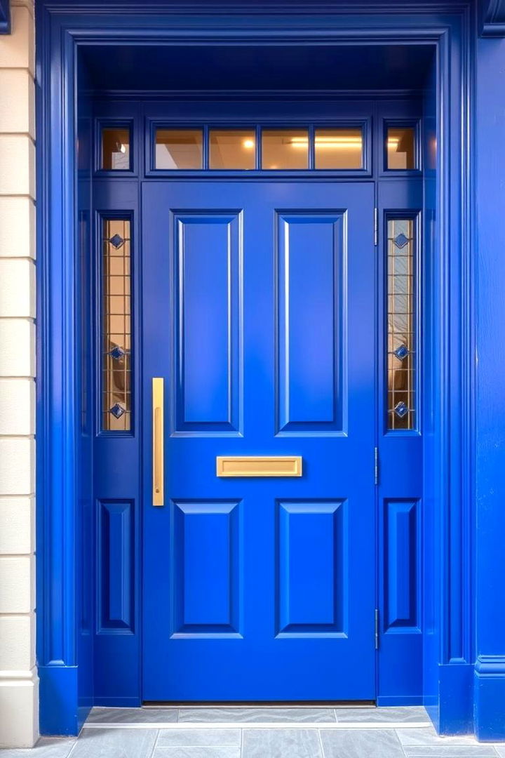 Energetic Cobalt Blue Burst - 22 Front Door Color Ideas