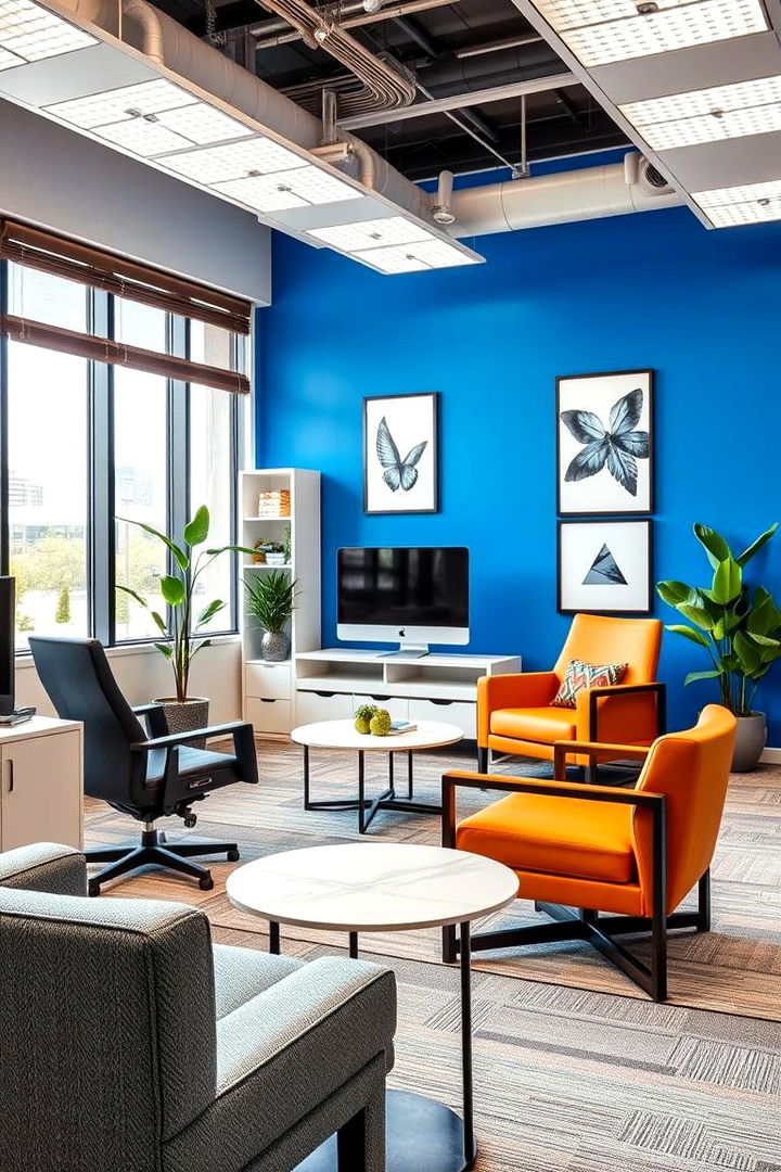Energetic Electric Blue - 22 Accent Wall Colors
