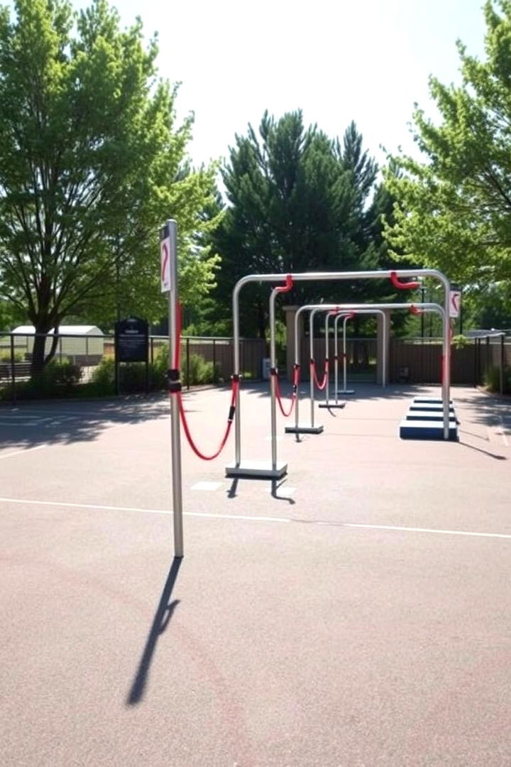 Energizing Cardio Stations Setup - 22 Outdoor Gym Ideas