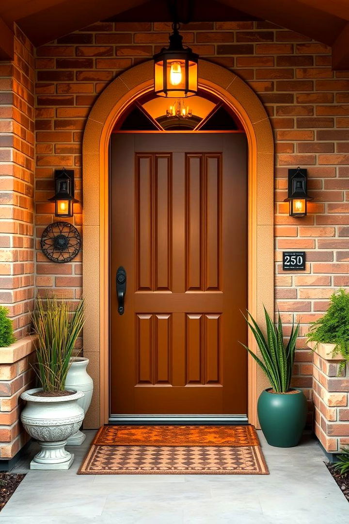Energizing the Entryway - 22 Brown House Front Door Colors