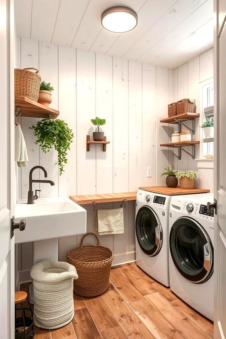 Energy Efficient Eco Upgrades - 22 Farmhouse Laundry Room Ideas