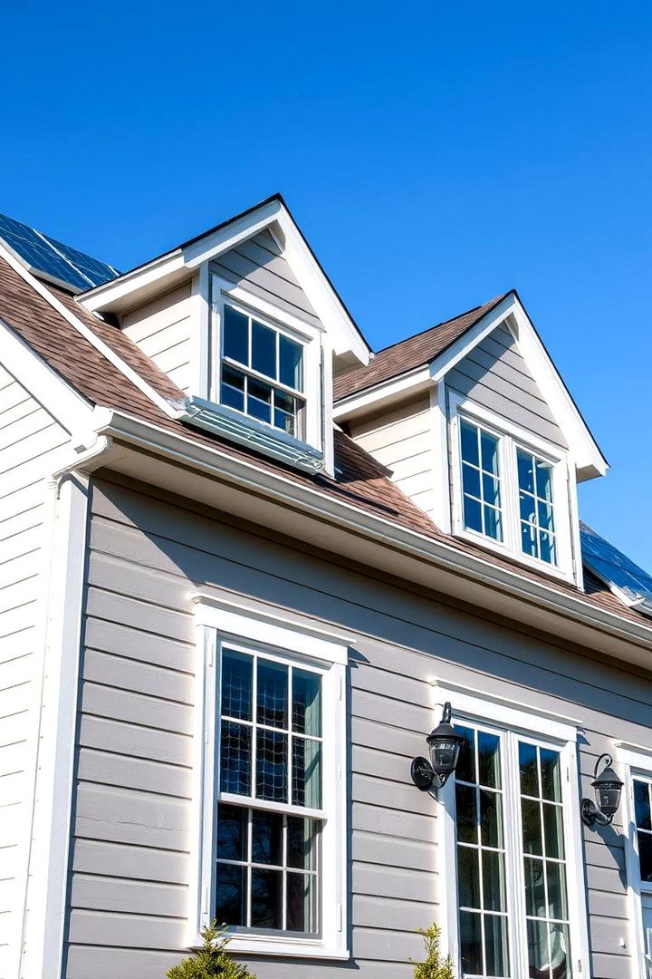 Energy Efficient Innovations - 22 Light Grey House With White Trim Design Ideas