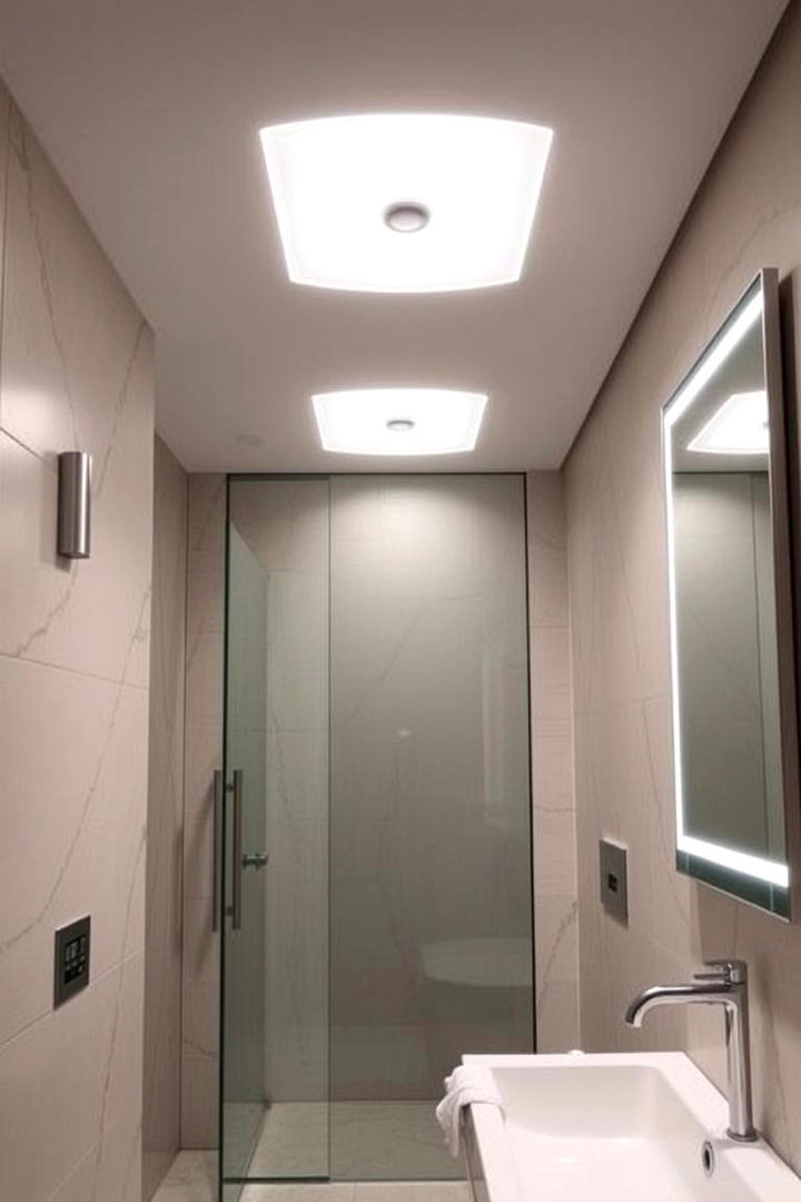 Energy Efficient Lighting - 22 Small Green Bathroom Ideas