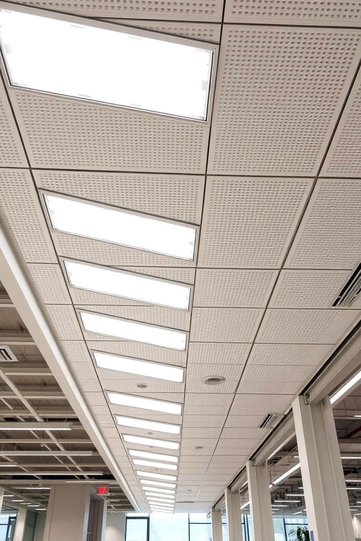 Energy Efficient Solutions for Modern Spaces - 22 Drop Ceiling Lighting Ideas