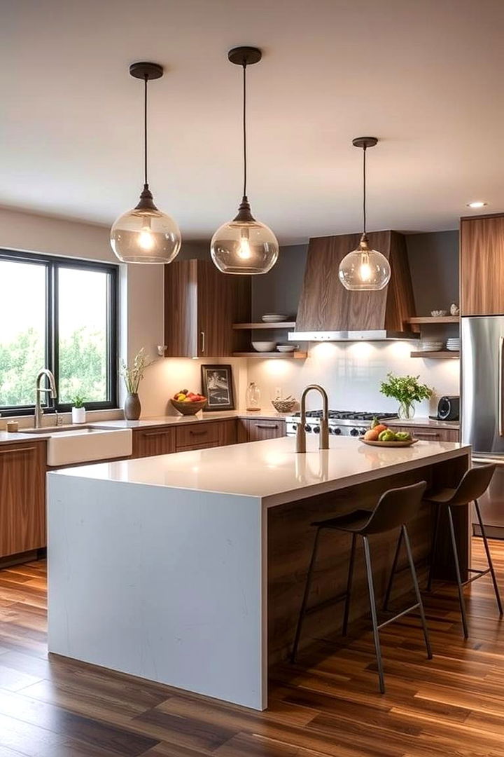 Energy Efficient Sustainable Options - 22 Kitchen Island Lighting Ideas