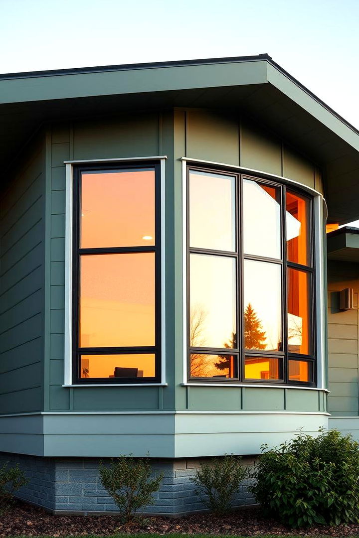 Energy Efficient Window Designs - 22 Sage Green House Exterior Ideas