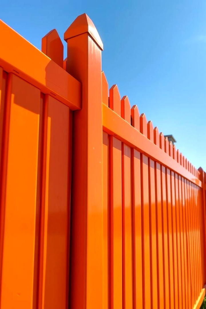 Energy Orange Vigor - 22 Vinyl Fence Colors