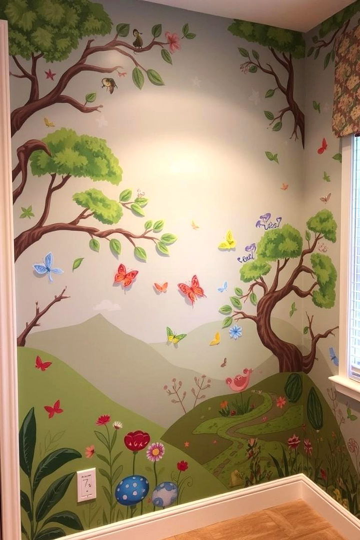 Engaging Wall Murals and Decals - 22 Toddler Room Ideas
