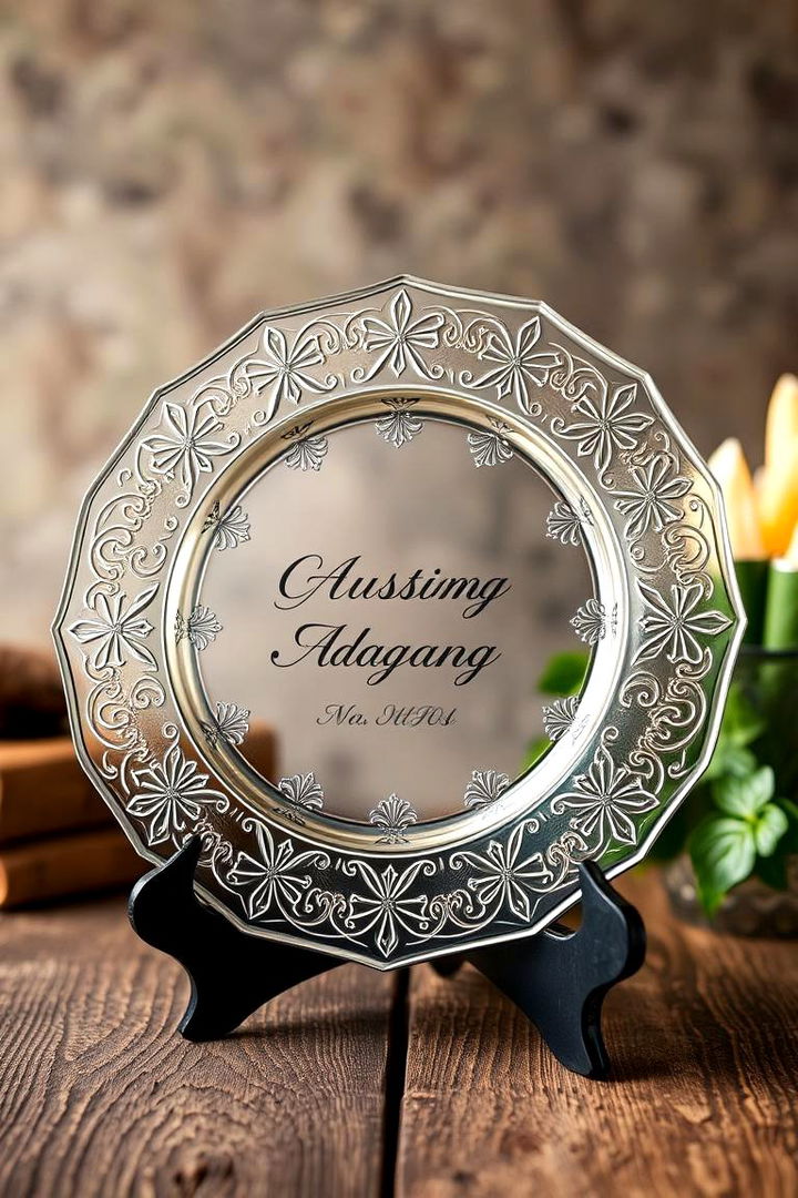 Engraved Keepsake Decorative Plate - 22 40th Wedding Anniversary Gift Ideas