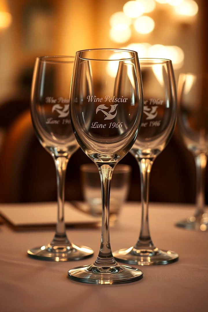 Engraved Wine Glasses Set - 22 Last Minute Wedding Gift Ideas