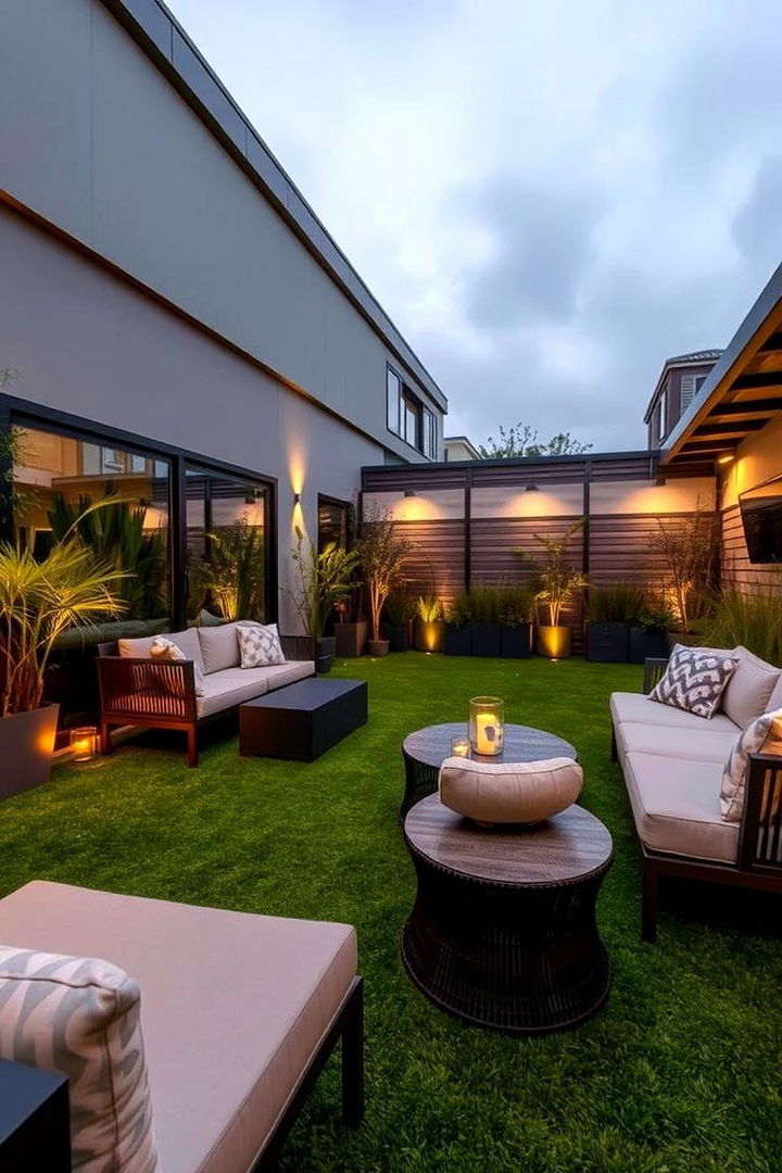 Enhanced Aesthetic Ambiance - 22 Artificial Grass Balcony Design