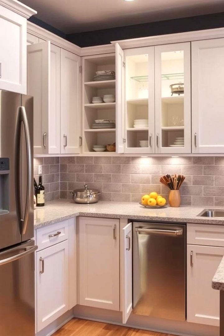Enhanced Ergonomic Accessibility - 22 Floor to Ceiling Kitchen Cabinets