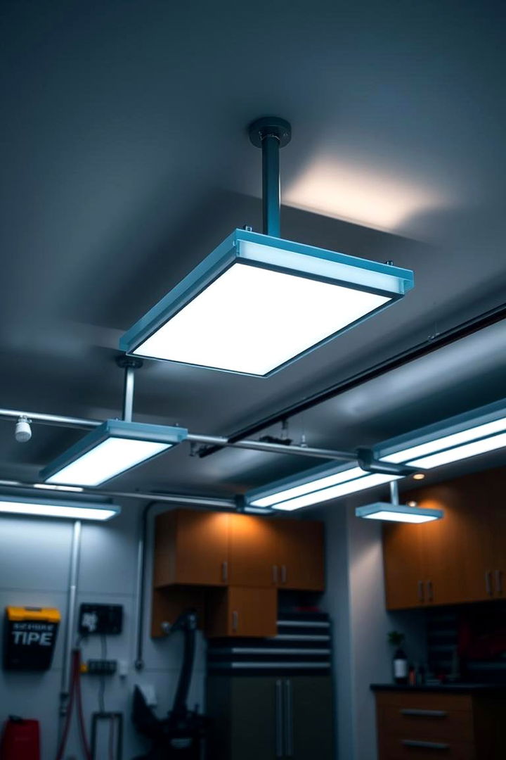 Enhanced Lighting Options - 22 Garage Makeover Ideas