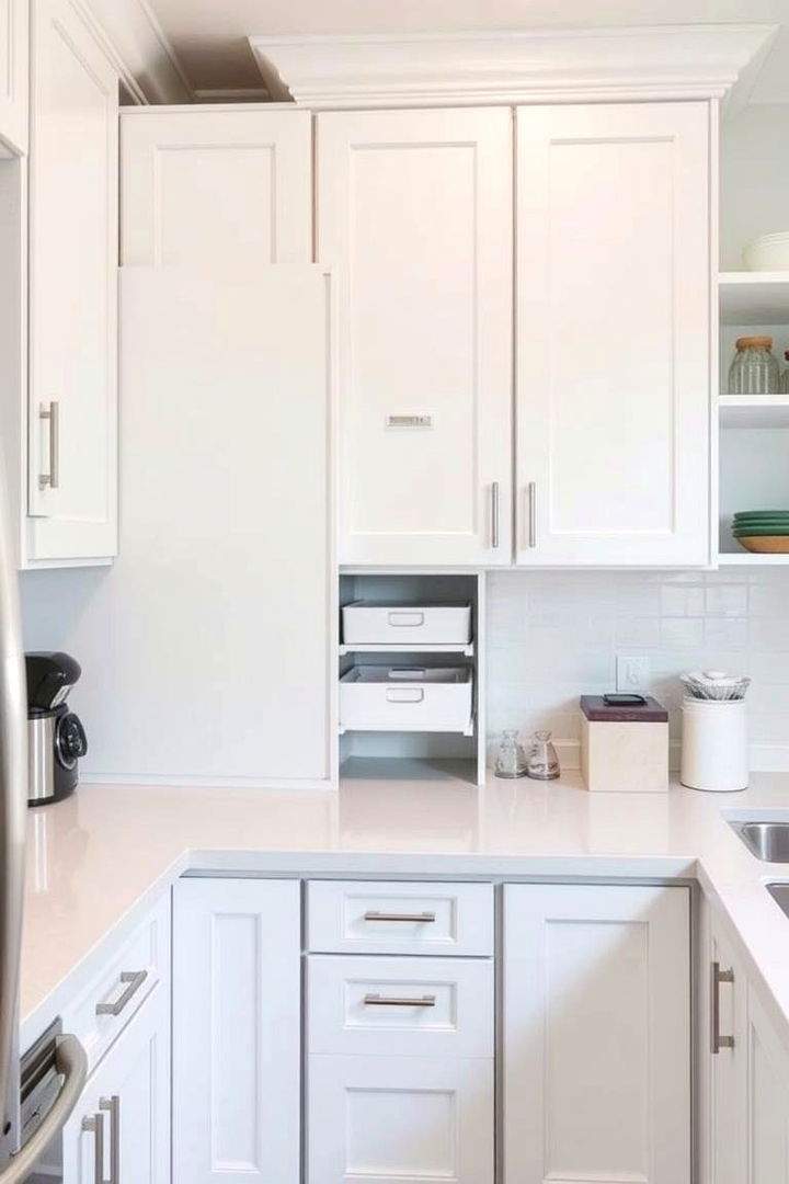 Enhanced Organization and Clutter Control - 22 Floor to Ceiling Kitchen Cabinets